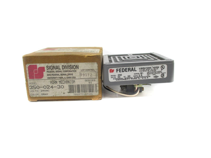 FEDERAL SIGNAL 350-024-30 SER. B1 24VAC 0.9A NSMP