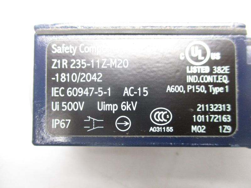 SCHMERSAL Z1R235-11Z-M20-1810/2042 500V NSNP
