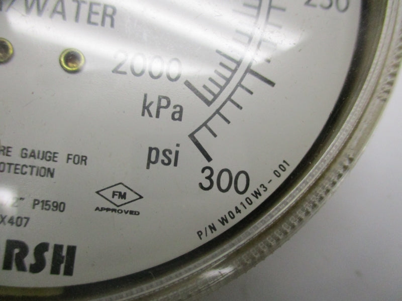 MARSH W0410W3-001 0-300PSI UNMP