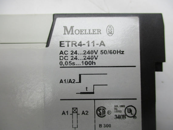 KLOCKNER MOELLER ETR4-11-A 24-240VAC/DC 0.05S-100H NSNP