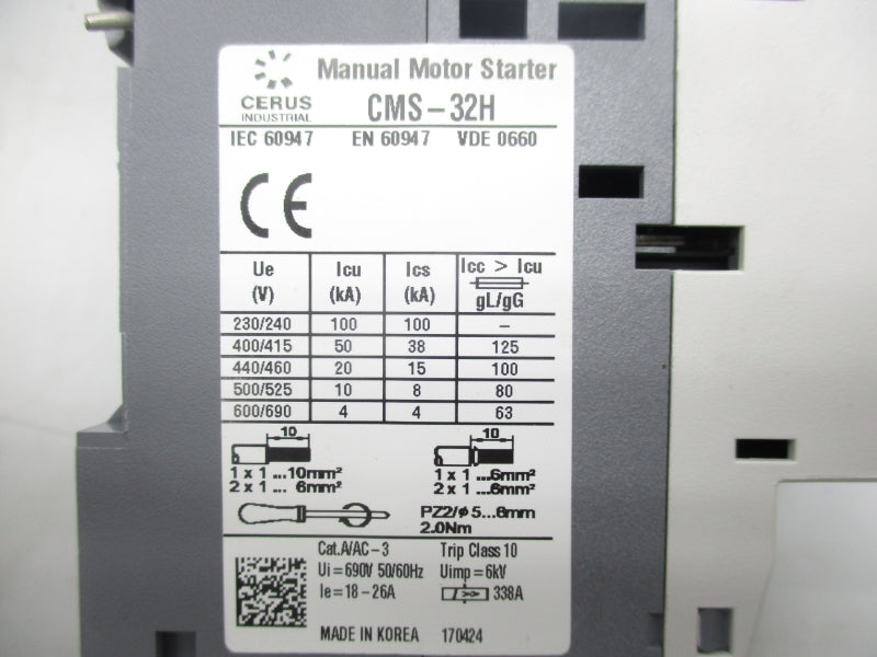 CERUS INDUSTRIAL CMS-32H 690V 18-26A NSMP