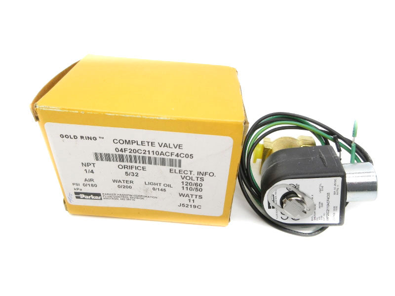 INDUSTRIAL MRO 04F20C2110ACF4C05 110/120V 0/200PSI 1/4" NSMP