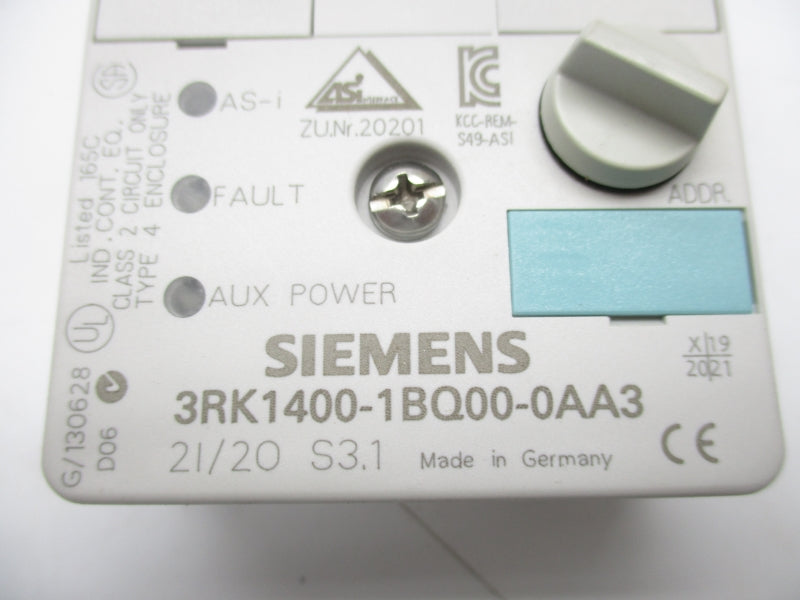 SIEMENS 3RK1400-1BQ00-0AA3 NSNP
