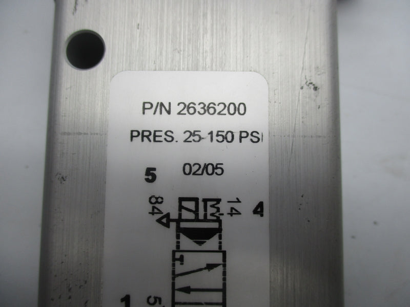 NORGREN 2636200 120V 25-150PSI NSNP