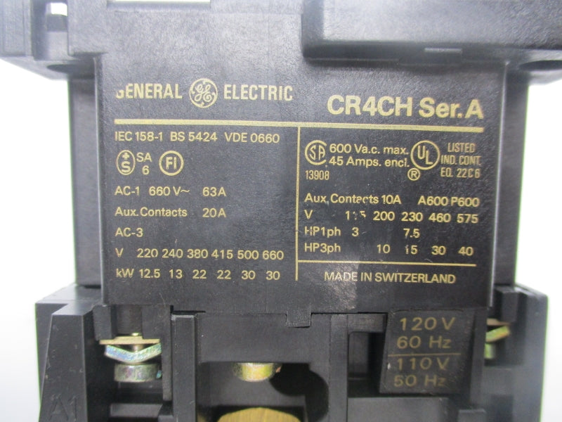 GENERAL ELECTRIC CR4CH11 SER. A 110/120V 63A NSNP