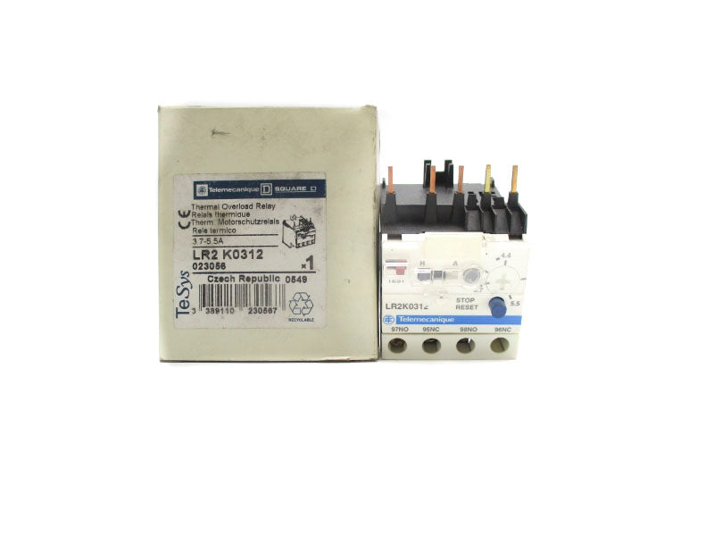 TELEMECANIQUE LR2K0312 3.7-5.5A NSMP