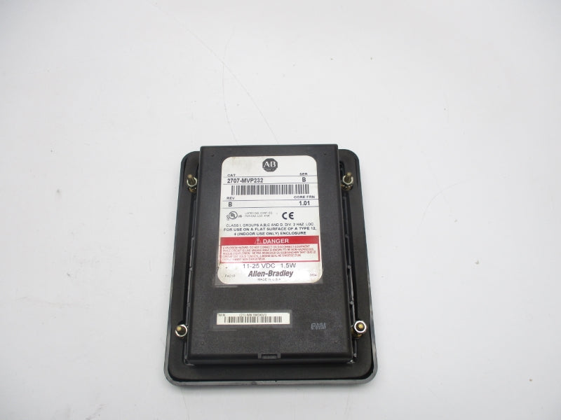 ALLEN BRADLEY 2707-MVP232 SER. B F/W 1.01 11-25VDC UNMP