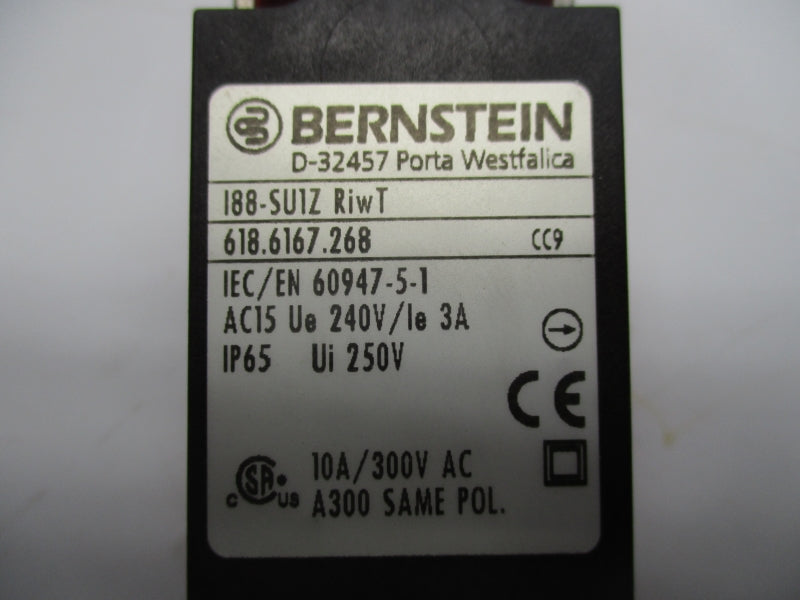 BERNSTEIN I88-SU1Z-RIWT 618.6167.268 300VAC 10A NSNP
