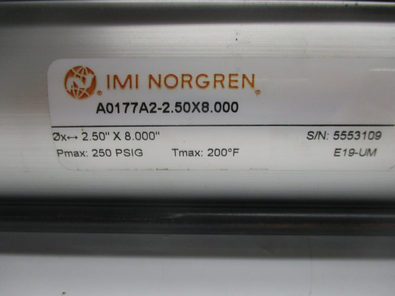 NORGREN A0177A2-2.50X8.000 250PSI 200'F NSNP