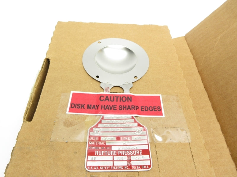 BS&B SAFETY SYSTEMS A1080045-1 97PSI 120'F 1-1/2" NSMP