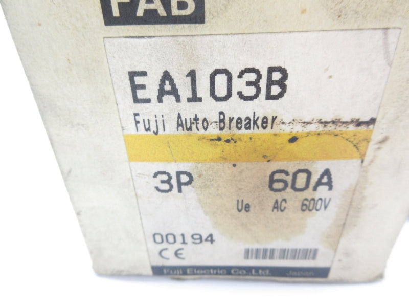 FUJI ELECTRIC EA103B 600VAC 60A NSMP