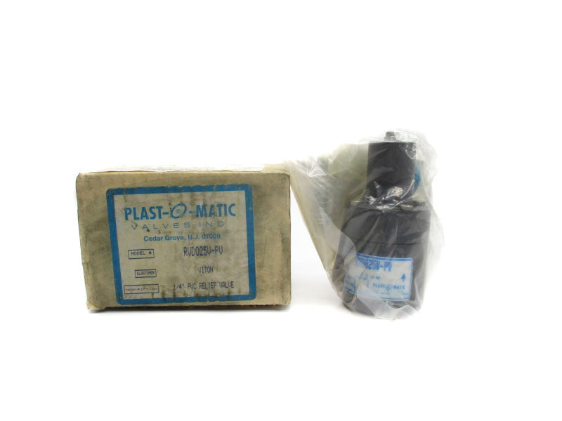 PLASTOMATIC RVD025V-PV 1/4" NSMP