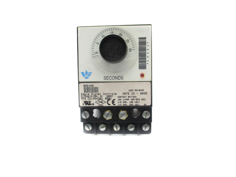 EAGLE SIGNAL CONTROLS BRE4A6 120V 10A 0-30SEC NSNP