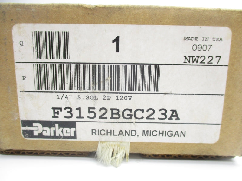 PARKER F3152BGC23A 115/120V 145PSI 1/4" NSMP