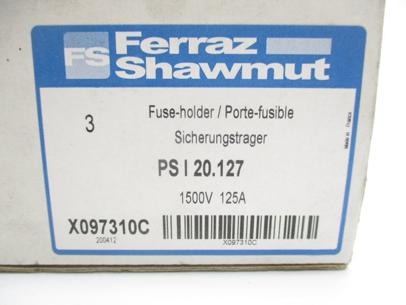 FERRAZ SHAWMUT X097310C PSI20.127 1500V 125A (PKG OF 3) NSMP