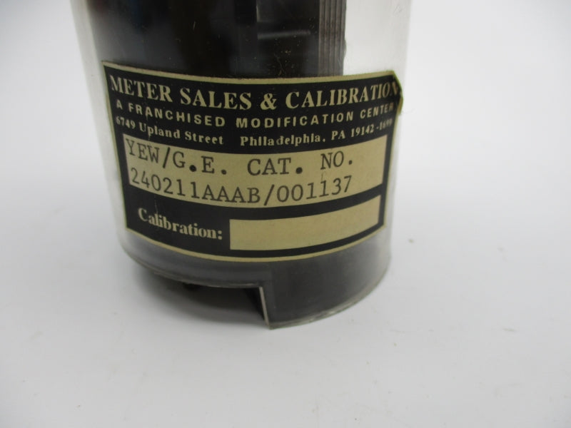 METER SALES&CALIBRATION 240211AAAB/001137 NSNP