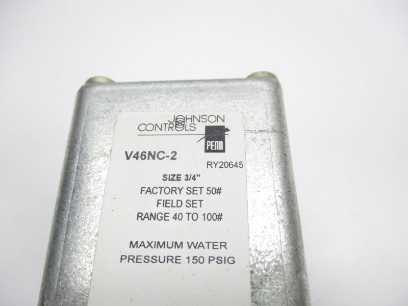 JOHNSON CONTROLS V46NC-2 150PSI 3/4" NSNP