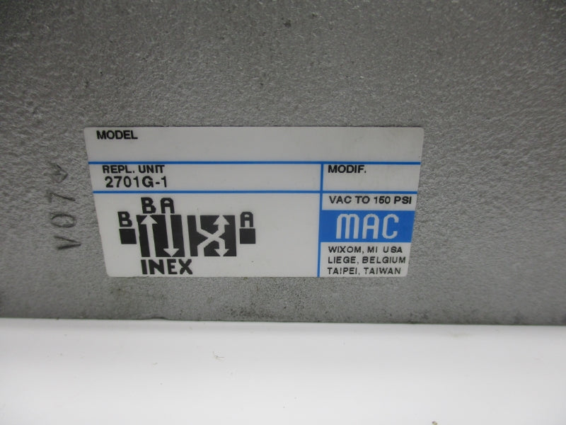 MAC 2701G-1 150PSI UNMP