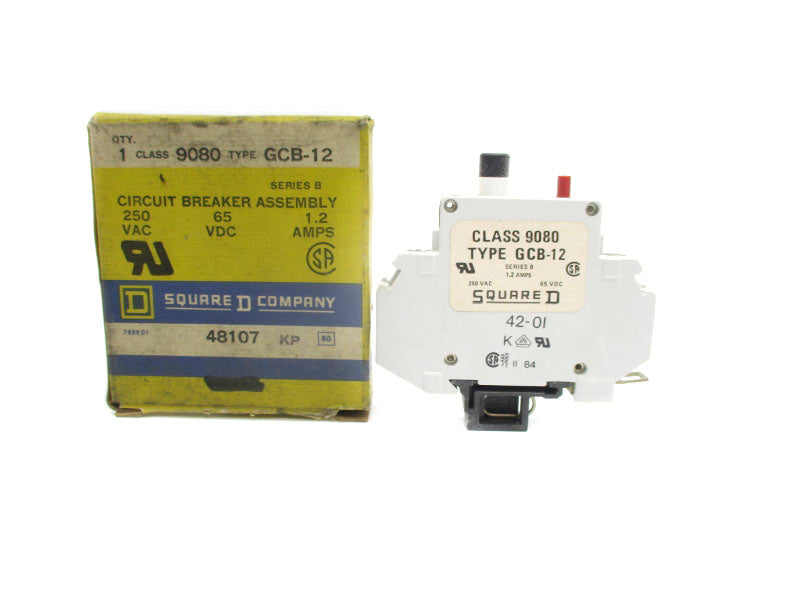 SQUARE D 9080GCB12 SER. B 250VAC 1.2A NSMP