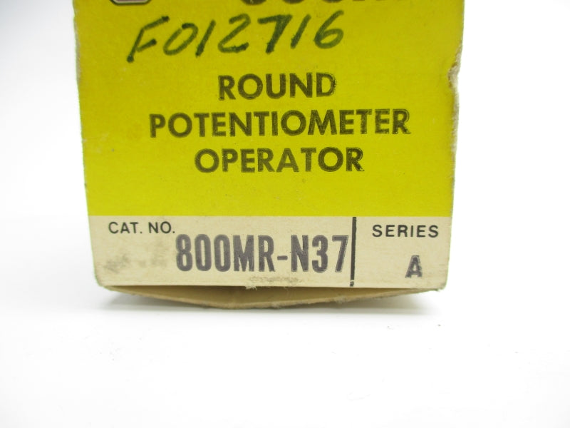 ALLEN BRADLEY 800MR-N37 SER. A 0-10S (BK/YL) NSMP