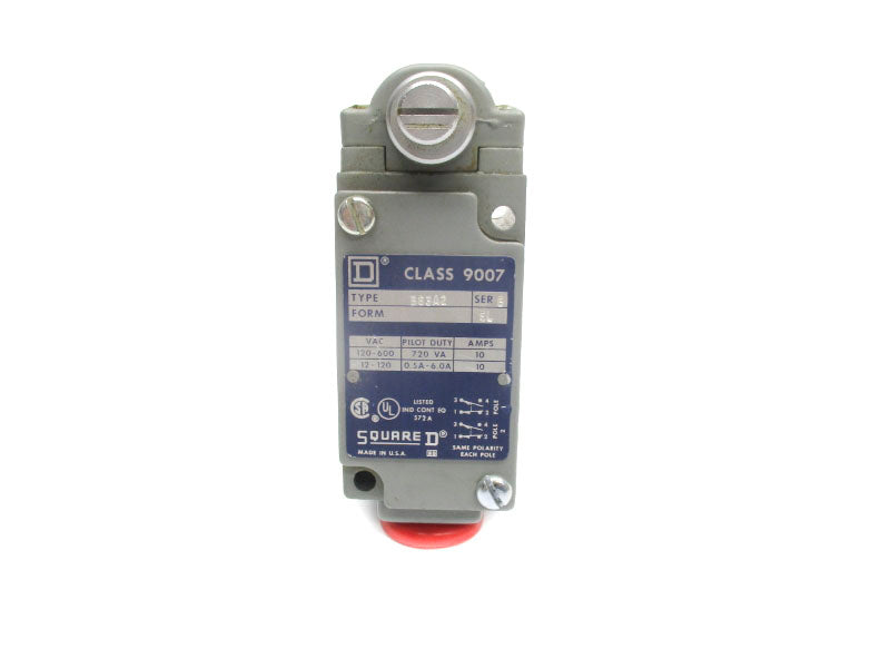 SQUARE D 9007B63A2 SER. B 120-600VAC 10A NSNP