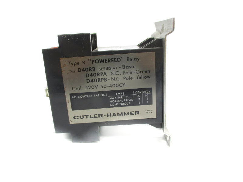 CUTLER HAMMER D40RB SER. A1 120V 15A NSNP