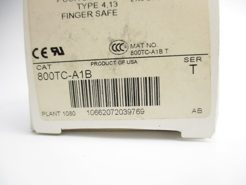 ALLEN BRADLEY 800TC-A1B SER. T (WH) NSMP