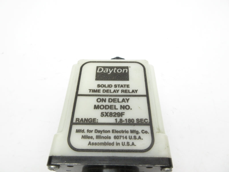 DAYTON 5X829F 240VAC 10A 1.8-180S NSNP