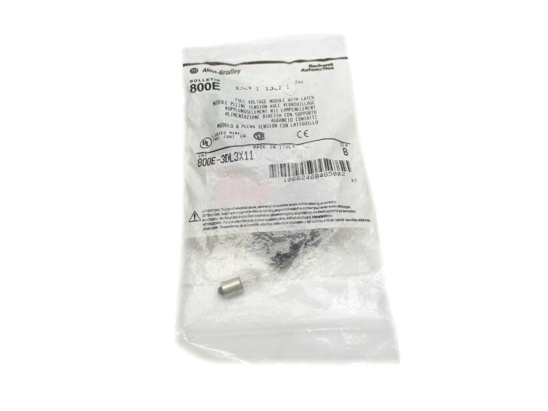 ALLEN BRADLEY 800E-3DL3X11 SER. B 24V NSMP