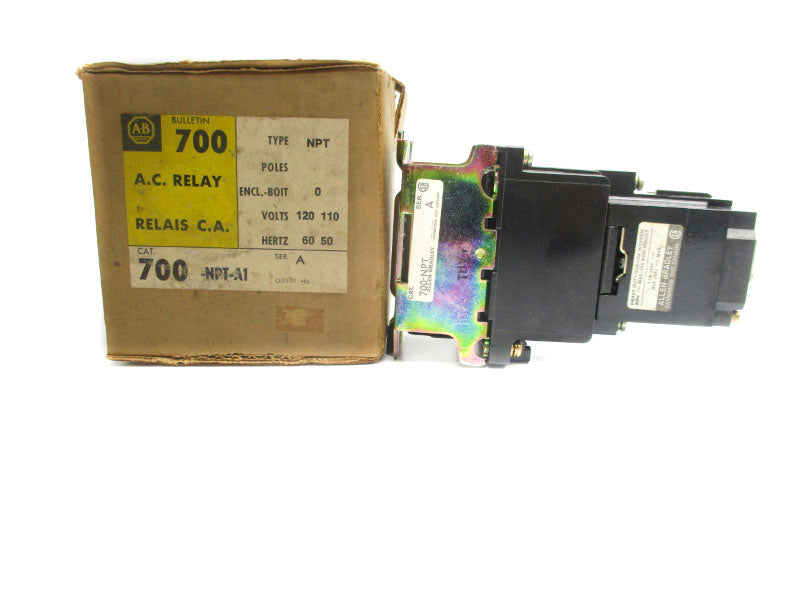 ALLEN BRADLEY 700-NPT-A1 SER. A 110/120V (BR/YL) NSMP