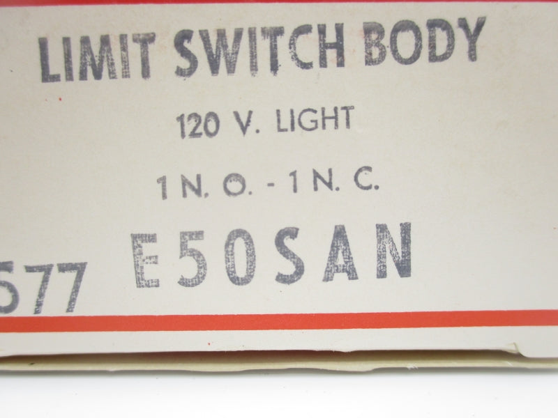 CUTLER HAMMER E50SAN SER. A1 120VAC NSMP