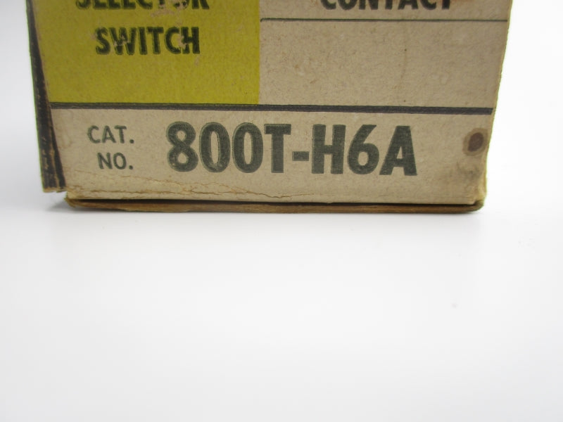 ALLEN BRADLEY 800T-H6A (BK/YL) NSMP