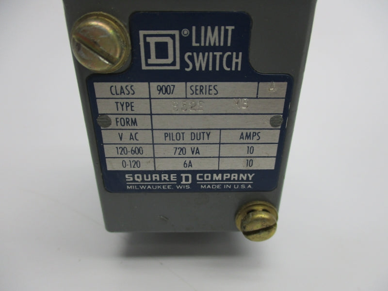 SQUARE D 9007B52E SER. A 120-600VAC 10A NSNP