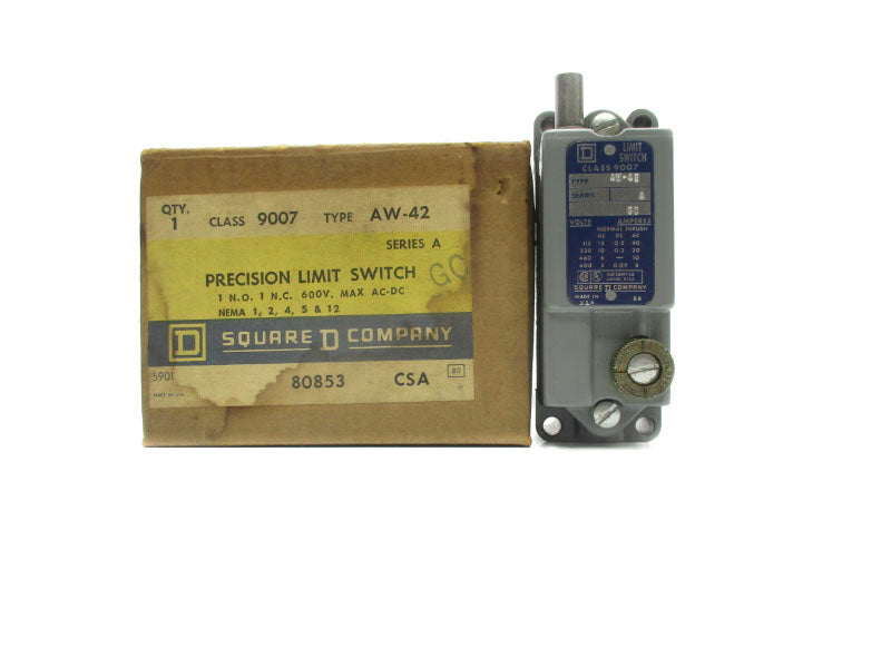SQUARE D 9007AW42 SER. A 600VAC NSMP