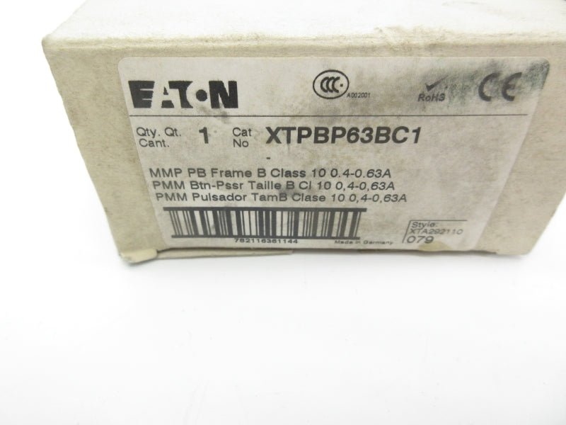 EATON XTPBP63BC1 0.4-0.63A NSMP