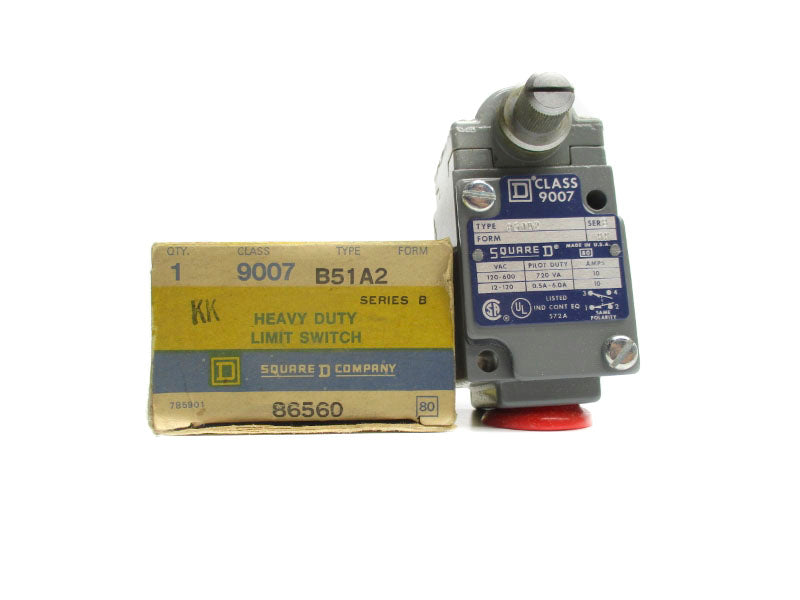 SQUARE D 9007B51A2 SER. B 120-600VAC 10A NSMP