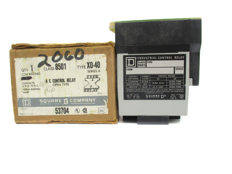SQUARE D 8501XO40 SER. A 220/240V 20A NSMP
