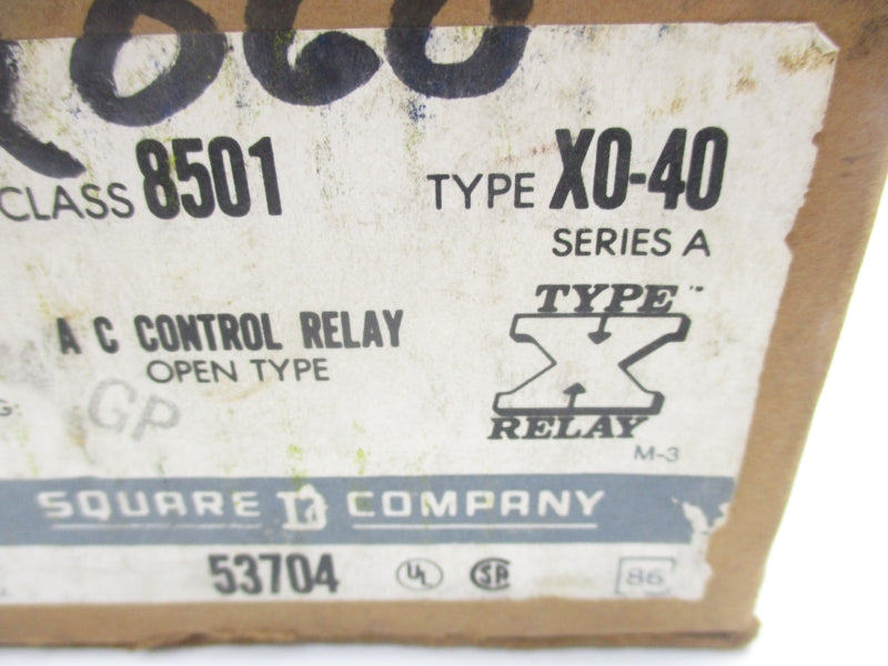 SQUARE D 8501XO40 SER. A 220/240V 20A NSMP