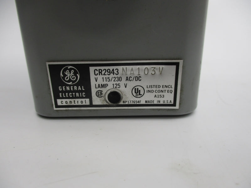 GENERAL ELECTRIC CR2943NA103V 115/230VAC/DC NSNP