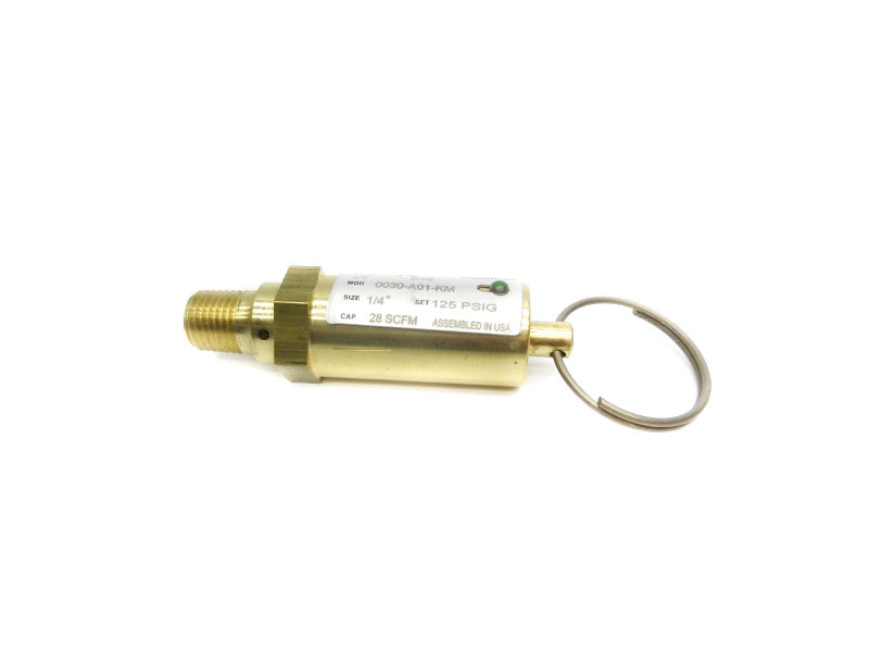 KUNKLE VALVE 0030-A01-KM 125PSI 1/4" NSNP