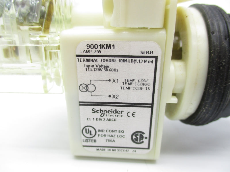 SCHNEIDER ELECTRIC 9001KM1G SER. H 110-120V (AS PICTURED1) NSNP