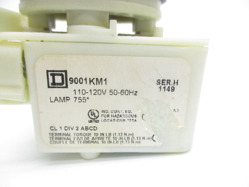 SQUARE D 9001KM1B SER. H 110-120V NSNP