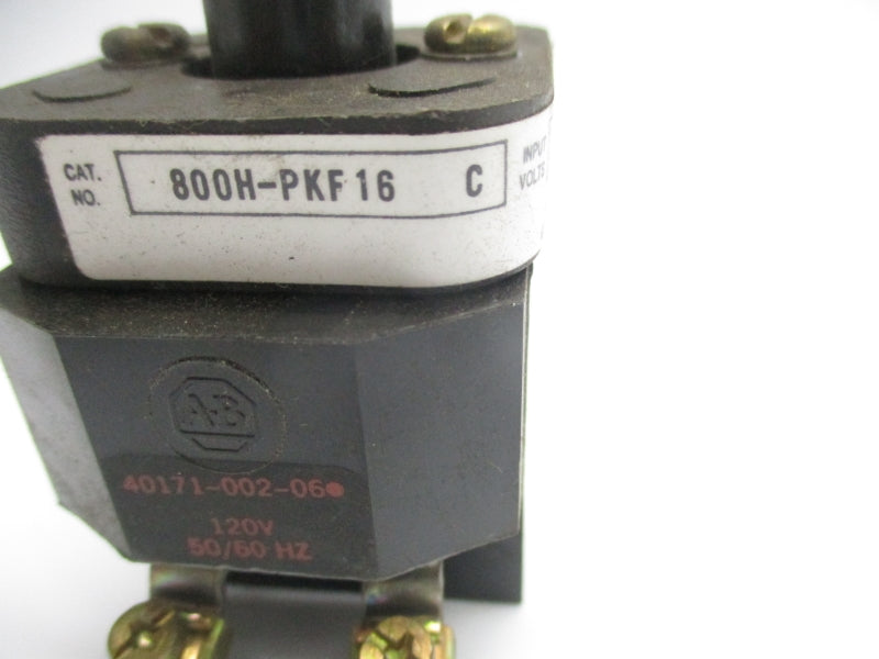 ALLEN BRADLEY 800H-PKF16 SER. C 120V NSNP