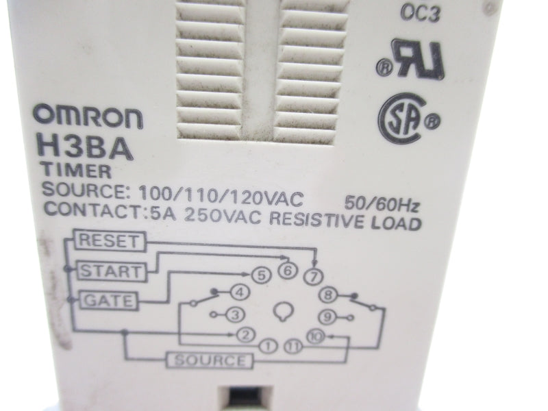 OMRON H3BA 120VAC 0-10S UNMP