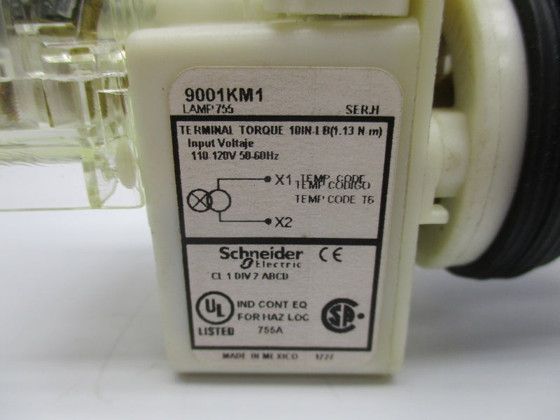 SCHNEIDER ELECTRIC 9001KM1A SER. H 110-120V NSNP