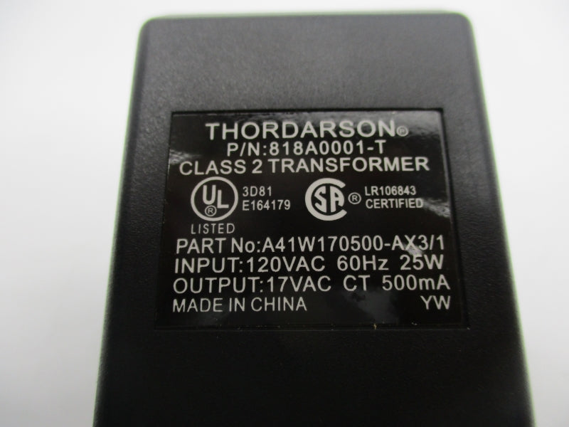 THORDARSON 818A0001-T A41W170500-AX3/1 120VAC NSNP