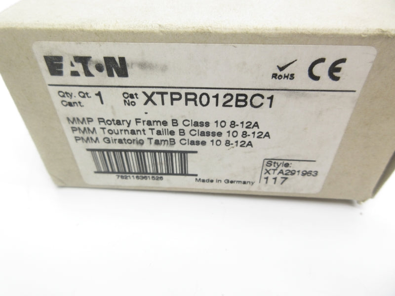 EATON XTPR012BC1 8-12A NSMP