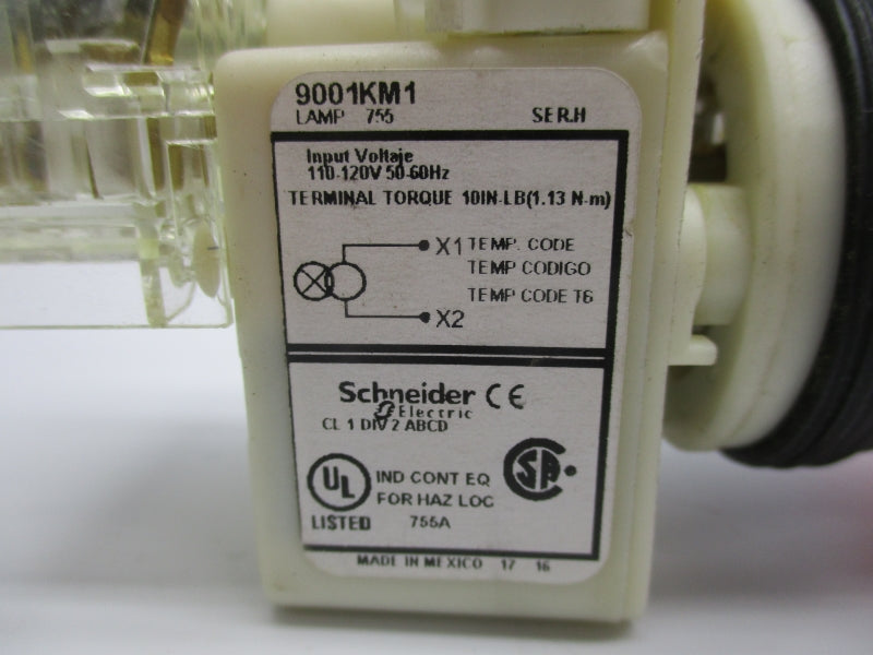 SCHNEIDER ELECTRIC 9001KM1R SER. H 110-120V (AS PICTURED1) NSNP