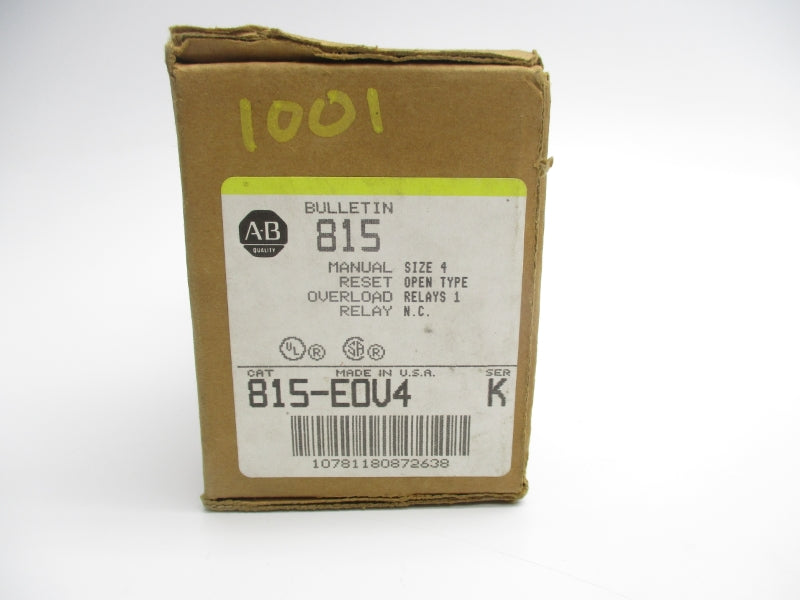 INDUSTRIAL SPARE PART 815-EOV4 SER. K 600VAC (BR/YL) NSMP
