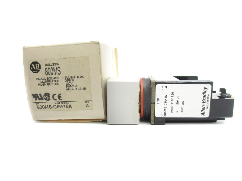 ALLEN BRADLEY 800MS-CPA16A SER. A 120V (WH) NSMP